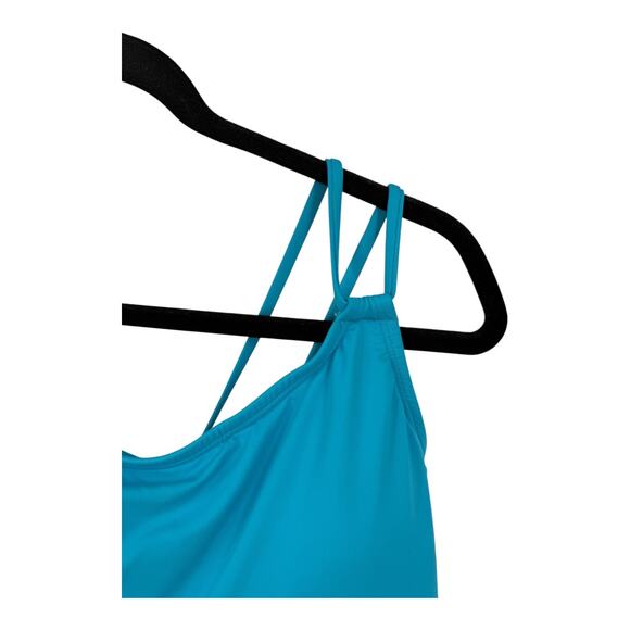 La Blanca Tummy control Island Goddess One shoulder bathing suit size 6 - Picture 3 of 7